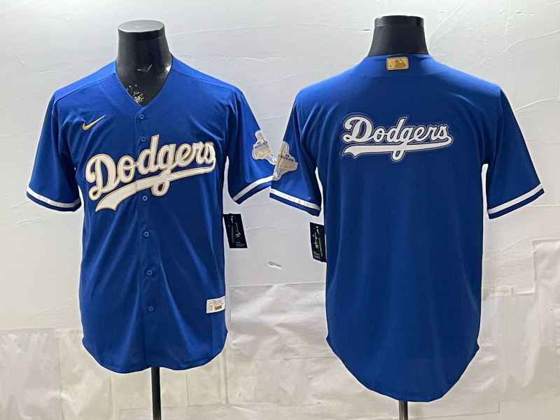 Men Los Angeles Dodgers blank blue Game Nike MLB Jersey 0404005